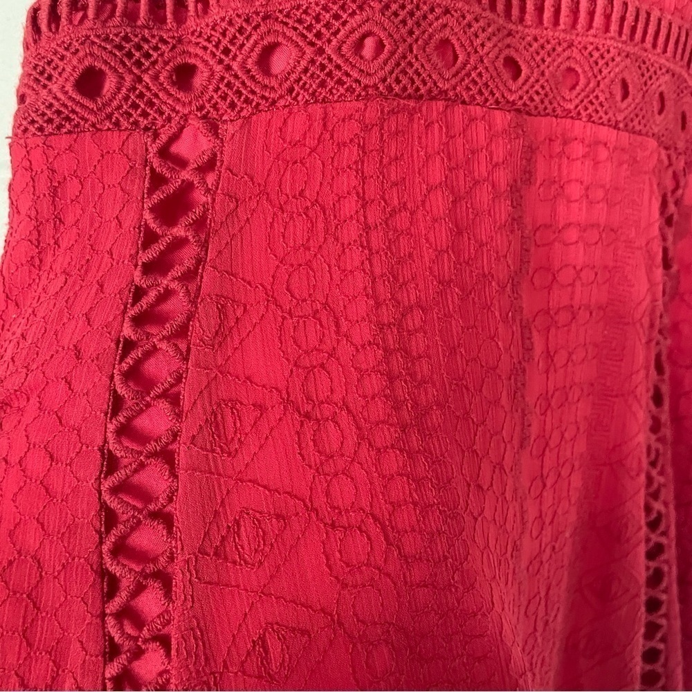 Free People Wherever You Go Crocheted Mini Dress Rose Red
Size 0 - Picture 16 of 16